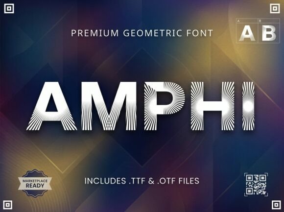 Amphi: The Decorative Display Font for Bold Branding