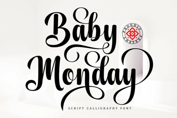 Baby Monday: The Elegant Script Font for Elevated Design
