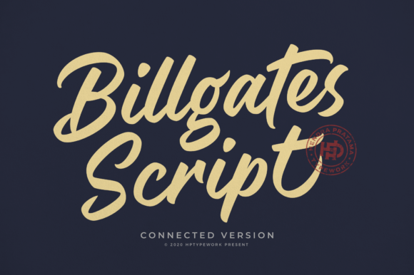 Billgates Script: Elevating Designs with Vintage Elegance