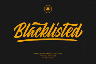 Blacklisted: Elevating Design with Vintage Script Typography