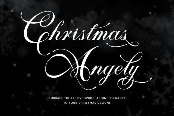 Christmas Angely: Elevating Holiday Design with Elegant Typography