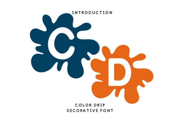 Color Drip: A Decorative Font for Creative Expression