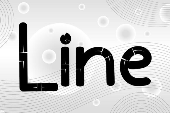 Elevate Your Design with the Line Font