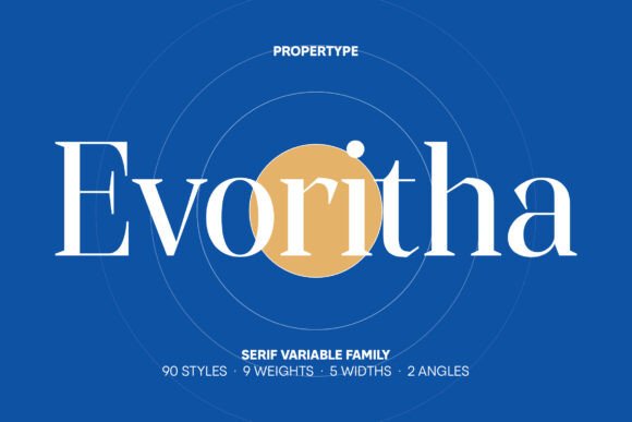 Evoritha: Crafting Timeless Elegance in Modern Typography