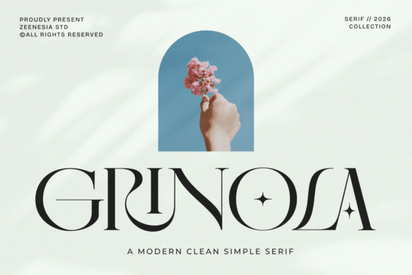 Grinola: The Serif Font for Modern Luxury Design