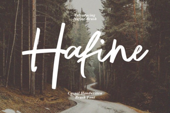 Hafine Brush: A Typeface with Personality for Modern Design