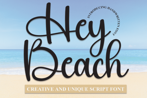 Hey Beach: Infusing Handwritten Charm into Modern Design