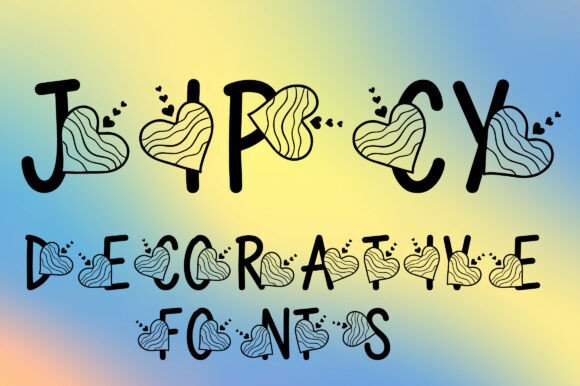 Jipcy: The Sweet Heart of Modern Typography