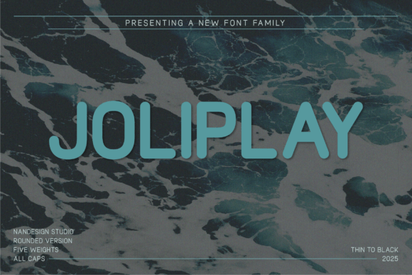 Joliplay Rounded: The Modern Font for Bold, Friendly Design