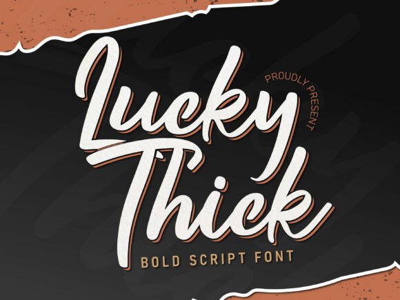 Lucky Thick: A Handwritten Vintage Script for Playful Design