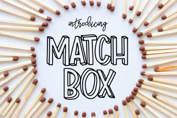 Match Box: Ignite Your Designs with Bold 3D Typography