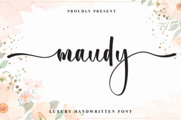Maudy: The Luxury Handwritten Font for Elegant Design