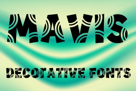 Mavis: A Bold Font for Modern Graphic Design