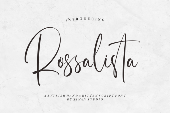 Rossalista: The Art of Elegant Script Typography