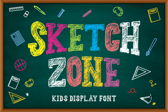 Sketch Zone: A Display Font for Creative Impact