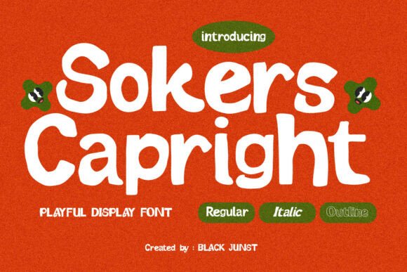 Sokers Capright: A Playful Font for Modern Branding