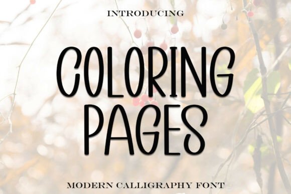 The Art of Whimsy: Integrating the Coloring Pages Font into Modern Design