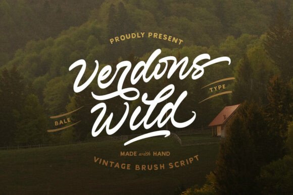 Verdons Wild: The Bold Brush Script for Authentic Design